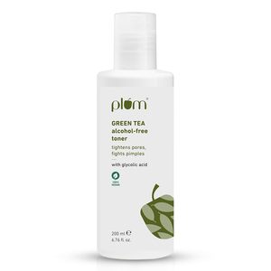 Tonique visage au thé vert et à la prune pour peaux grasses et sujettes à l'acné |   Avec de l'acide glycolique |   Femmes et Hommes |   6,76 fl oz (200 ml) - Product Image 1