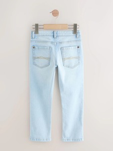 Jean décontracté pour homme en denim de coton écologique, coupe ample à jambe large, taille mi-haute, déchiré, avec stretch - Product Image 2