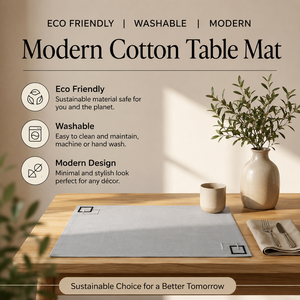 Ensemble de 6 sets de table en coton, style vintage, sets de table décoratifs en tissu doux, sets de table écologiques pour la décoration de la maison - Product Image 3