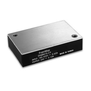 15V 5A 75W Isolated DC to DC Converter Quarter Brick with <b>Remote</b> On/Off Logic Negative, Nominal Input Voltage 300VDC - Product Image 1