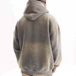 Los Mejores Fabricantes de Ropa: Sudadera con Capucha Personalizada con Efecto Desgastado por el Sol, Lavado Ácido y Estilo Distressed, Oversized, Boxy y Cropped, para Hombre - Product Image 3