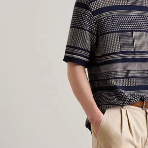 Camiseta de Alta Calidad Personalizada, 100% Algodón Tejido, Hombros Caídos, Estilo Hip Hop para Hombre, Cuello Redondo, Ligera, Oversize, Corte Cuadrado - Product Image 2