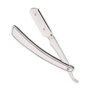Barber Straight <b>Razor</b> Stainless Steel <b>Single</b> <b>Blade</b> For Face Shaving Men Barber Shop Use - Product Image 1
