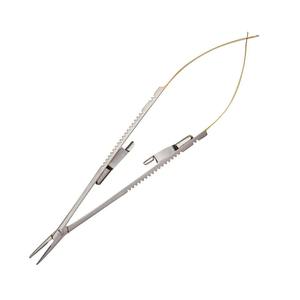 Portaagujas Microquirúrgico Recto Reutilizable Castroviejo 14cm, Puntas 11mm x 0.6mm, Mordazas de Acero Inoxidable Shuja Surgico - Product Image 5