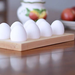 PORTE-OEUFS UNIQUE EN BOIS DE HAUTE QUALITÉ POUR LA CUISINE DE LA FERME et l'utilisation du marché Plateau à œufs pour la sécurité des œufs - Product Image 1