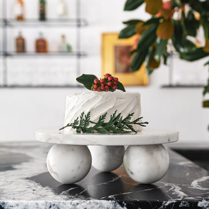 Luxury Food Grade <b>Marble</b> <b>Cake</b> <b>Stand</b> Easy Clean for Dining Serving in Home & Restaurant Hotel <b>Marble</b> <b>Cake</b> <b>Stand</b> - Product Image 3