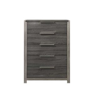 Commode à tiroirs finition gris Jehoram - Product Image 3