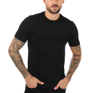 เสื้อยืดผู้ชายพรีเมี่ยมป้ายผลิตเองบริการ OEM ผ้าฝ้าย - Product Image 5