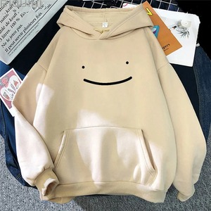 Sudaderas Oversize con Capucha y Estampado de Cara Sonriente para Mujer y Hombre, Colección Otoño-Invierno 2026, Estilo Casual - Product Image 3