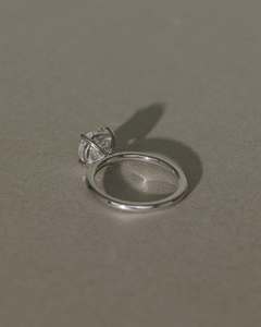 Custom 0.5CT-3CT Brilliant Cut VVS D Color 925 Sterling <b>Silver</b> Prong Set Moissanite <b>Solitaire</b> Wedding Engagement Gift <b>Ring</b> - Product Image 2