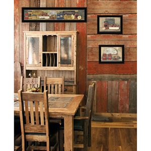 Decorazione alla moda 4U moderna decorazione per la casa 3 pezzi 'cucina di campina' vignetta in legno segni di parete per soggiorno camera da letto parete della fattoria - Product Image 2