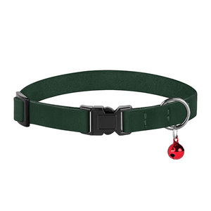 2026 Wholesale Customized Collar leather heart Comfortable Stretch Cat Collar Leash Set High quality Breathable Cat Collar - Product Image 1