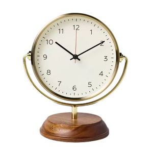 Handmade Metal Helicopter Style Desk <b>Clock</b> Circular Needle Table <b>Clock</b> for Bed Room Home Living Room Table <b>Clock</b> - Product Image 6
