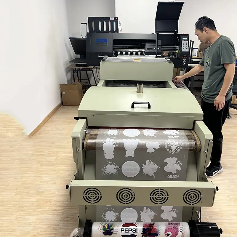 Машина ENJET XLF для любых тканевых принтеров Dtf для футболок, струйных принтеров, холщовых сумок, футболок, одежды, 60 см, 120 см, принтер I3200 DTF