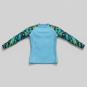 Long Sleeve Mens Bjj Mma <b>Compression</b> <b>Shirt</b> Rashguards Rash Guard for Bjj Rashguard Mma Workout Gym <b>Shirt</b> Fully Sublimated - Product Image 5