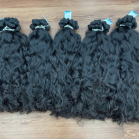Programme Super Soldes : Extensions de Cheveux Naturels Ondulés en Paquets, 100% Cheveux Humains Vietnamiens, Grand Stock Disponible