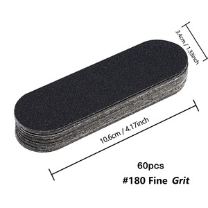 Râpe à pédicure, lime à callosités, limes à pieds, tampons de pédicure, manche en acier inoxydable, silencieux pour outils de soin des pieds, papier de verre remplaçable - Product Image 3