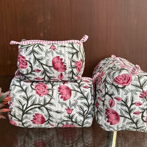 Bolsa de Cosméticos Práctica y Elegante, Solución de Almacenamiento para Artículos de Belleza, Bolsas de Maquillaje Vintage Indias en Venta - Product Image 4