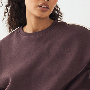 Sweat-shirt confortable pour femmes avec doublure en polaire isolante, design économique à manches longues, service OEM, couture de haute qualité - Product Image 2