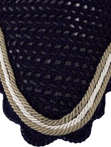 Protector de Orejas para Caballo, Tipo Peacoat, Color Azul Oscuro, Malla Antimoscas, Gorro con Malla, Producto Ecuestre, Color Azul Oscuro - Product Image 6