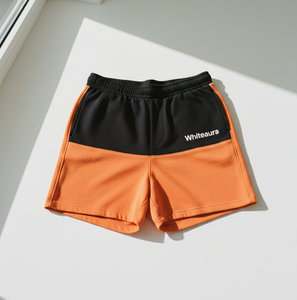 Whiteaura International Men's Unisex <b>Knee</b>-Length Windbreaker Shorts Canvas Fabric Nylon/Cotton Elastic Waist Quick Dry - Product Image 1