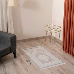 Alfombras de Oración Jaenamaz de Último Diseño, Alfombras Islámicas de Seda, Espuma y Lana, Impresión por Sublimación, Bordado, Alfombras Diarias para la Mezquita - Product Image 3