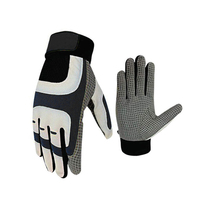Gants de baseball à doigts entiers en matériau synthétique, paume antidérapante, fermeture auto-agrippante, pour adulte droitier, toutes saisons