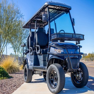 Carrito de Golf Eléctrico Duradero 2022 con 3 o 4 Asientos y Gran Autonomía, Diseñado para Viajes de Larga Distancia - Product Image 1