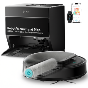 Robot Vacuum and Mop 23000Pa Laser Mapping <b>Zero</b> Tangle Self-Cleaning - Product Image 2