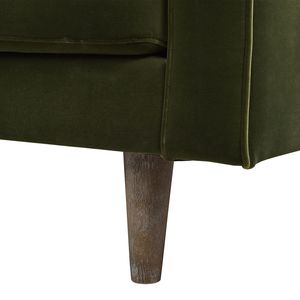 Divano Nicholas 83.5'' in Velluto Verde Oliva Stile Mid-Century Modern per Soggiorno - Product Image 5