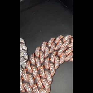 Chaîne cubaine Iced Jewelz de qualité supérieure, 16 mm, en moissanite VVS, style hip-hop Miami - Product Image 2