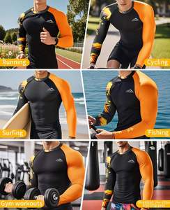 Rashguard BJJ MMA pour Hommes, Coupe Ajustée Personnalisée, T-shirt de Grappling Sans Gi, Manches Longues Sublimées, Vêtement de Sport à Séchage Rapide pour Entraînement en Salle - Product Image 4