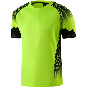 Mens Printed Sports <b>T</b> <b>Shirt</b> Short <b>Sleeve</b> <b>Raglan</b> Training Running Gym Fitness Activewear Breathable Quick Dry 220 Grams Front - Product Image 1
