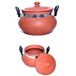 Maceta de Barro Terracota Ecológica SwamiG TradeX con Asas - Product Image 1