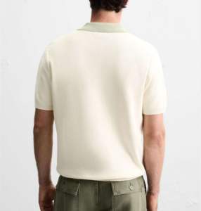 Polos de Hombre de Alta Calidad 100% Algodón, Camisetas Polo con Logotipo Personalizado Impreso y Bordado, para Gimnasio, Entrenamiento, Running, Golf - Product Image 2