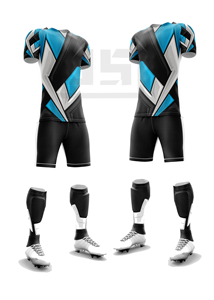 Uniforme Deportivo Personalizado para Equipos de Fútbol, 100% Poliéster, Transpirable y Ligero, Camiseta y Pantalones Cortos para Competencia de Alto Nivel y Uso Diario - Product Image 4