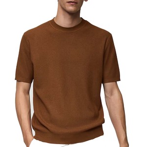 Camiseta Deportiva Ligera para Hombre, Cuello Redondo, Estampado Digital, Algodón/Poliéster, Estilo Hip Hop, Ecológica, Corte Regular, Venta al Por Mayor - Product Image 4