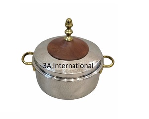 Casserole en céramique noire avec couvercle en acier inoxydable, diamètre 20 cm, compatible lave-vaisselle, compatible gaz et induction - Product Image 3