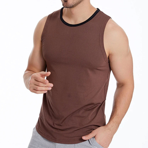 Débardeur de sport pour homme été 2026 – 100 % coton, écologique, respirant et séchage rapide, couleur et logo avant personnalisables - Product Image 6