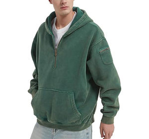 Sweat-shirt à capuche délavé Dnzzs, super doux, pour homme, pull oversize, mode masculine, sweats à capuche et sweat-shirts vintage (1) - Product Image 2