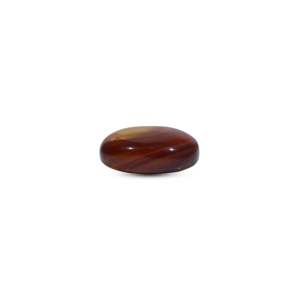 Loose Orange Opal Drop Gemstone-Fine Quality Synthetic Citrine Oval-11.5 Carat Certified Wholesale - Product Image 3