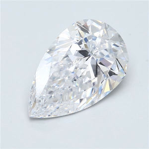 Diamante Sintético de Laboratorio con Corte Pera de 1 Ct, Alta Calidad, Color DE, Claridad VVS, Certificado, para Joyería, HPHT IGI - Product Image 3