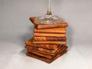 Posavasos Cuadrados de Madera Ecológicos, Lavables, Clásicos y Duraderos, Juego de 6 Piezas, para Teteras, Mesa de Comedor, Sala de Estar, Universal - Product Image 5