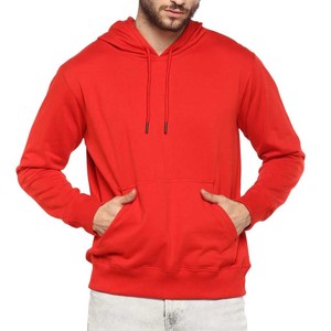 New Style Premium Quality Winter <b>Thick</b> <b>Fleece</b> Knitted Breathable Quick Dry Pullover Men's Hoodie Casual Wear Polyester/Cotton - Product Image 1