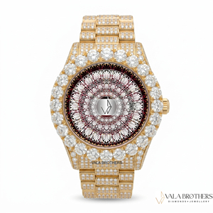 นาฬิกาโรแลกซ์ ฮิปฮอป แอนทีค อัลลอยด์ โมอิสซาไนต์ ไดมอนด์ ลักชัวรี่ ควอตซ์ สายสแตนเลส สำหรับแร็ปเปอร์ ดีเจ แฟชั่นโชว์ - Product Image 2