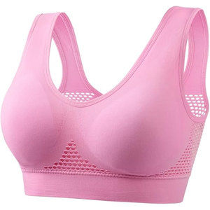 Soutien-gorge de sport minimaliste uni pour femme, haute élasticité, toucher doux, respirant, pour l'exercice quotidien, le jogging et le fitness - Product Image 4