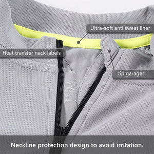 Jersey de Ciclismo para Hombre de Color Sólido, Ligero, Transpirable y de Secado Rápido, Alta Calidad, MOQ Bajo - Product Image 4