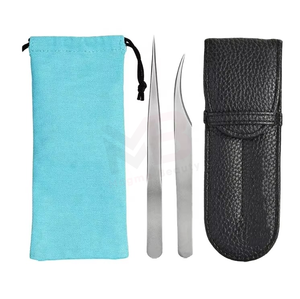 Pinzas para Extensión de Pestañas Más Vendidas, Pinzas de Acero Inoxidable, Ligeras y Duraderas, Embalaje Personalizado - Product Image 2