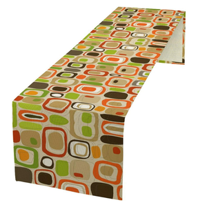 ผ้าปูโต๊ะลินินถักปักลายสไตล์บ้านไร่ สีเบจ สำหรับตกแต่งบ้าน งานแต่งงาน และโรงแรม - Product Image 6