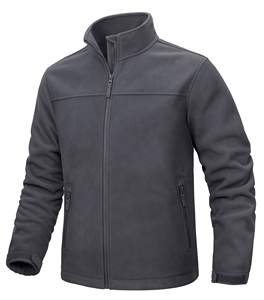 Veste polaire unisexe personnalisée coupe-vent imperméable à capuche et col montant pour sports et activités de plein air, chaude, pour femmes et hommes - Product Image 4